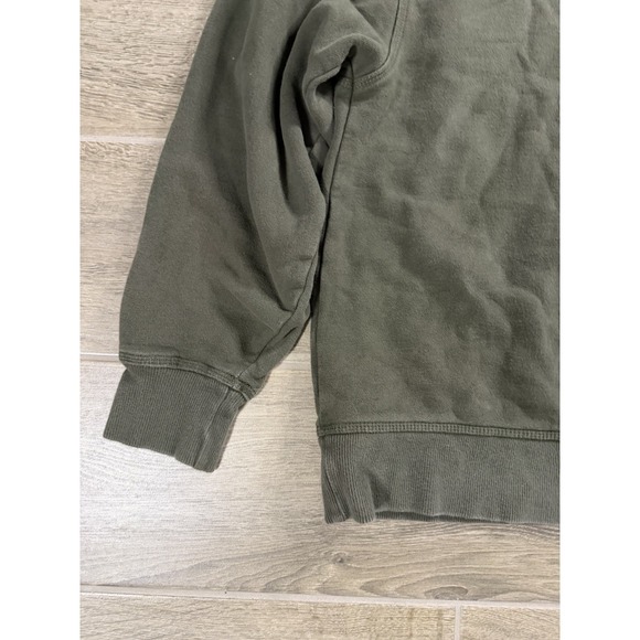 IZOD Men's Medium Green Crewneck Sweatshirt Classic Logo Pullover Classic - Picture 8 of 16